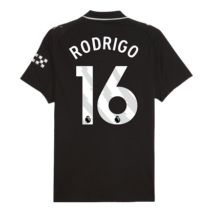 Manchester City 2025/26 Vieras Pelipaita (Player Version) Miesten RODRIGO #16 - kuva 4