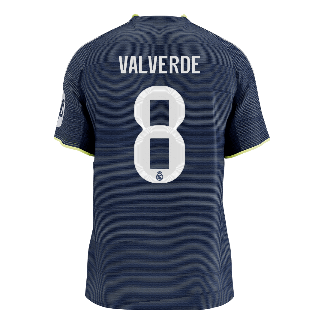 Real Madrid 2025/26 Vieras Pelipaita (Player Version) Miesten VALVERDE #8 [PREMIUM] - kuva 9