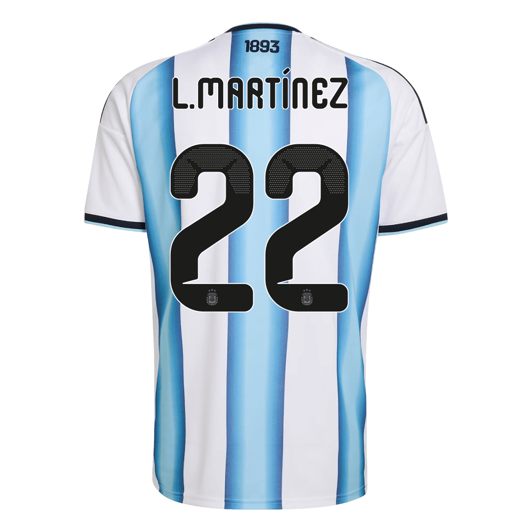 Argentina World Cup 2026 Koti Pelipaita Miesten L. MARTINEZ #22 [PREMIUM] - kuva 2