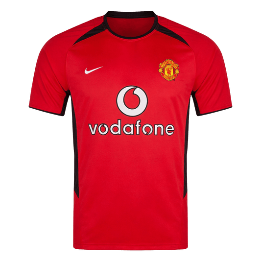 Manchester United 2002/04 Koti Retro -pelipaita Miesten