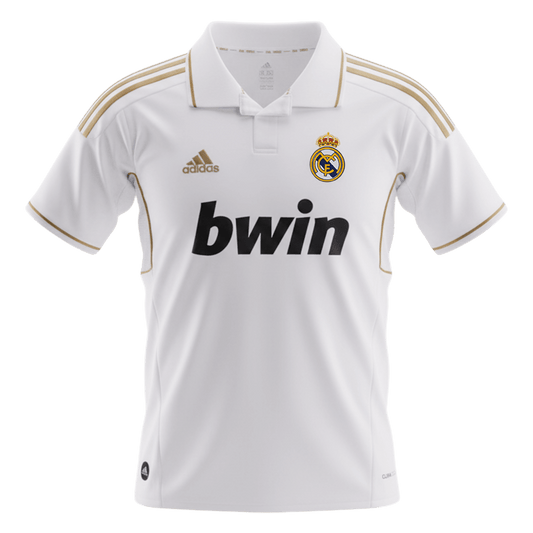 Real Madrid 2011/12 Koti Retro -pelipaita Miesten