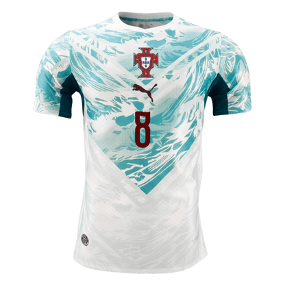 Portugal World Cup 2026 Vieras Pelipaita (Player Version) Miesten B.FERNANDES #8 - kuva 8