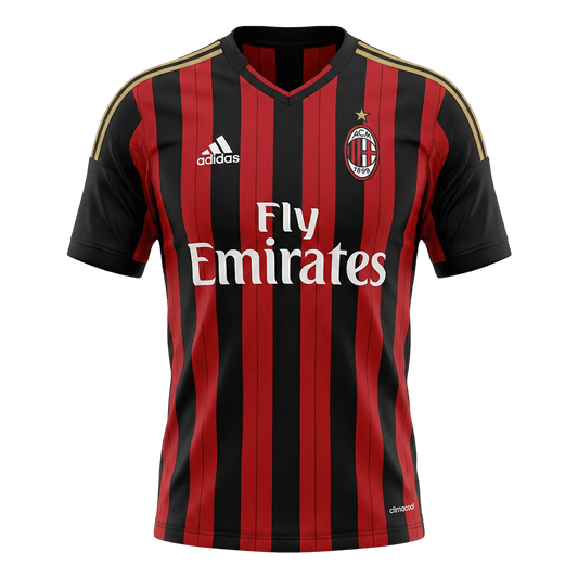 AC Milan 2013/14 Koti Retro -pelipaita Miesten