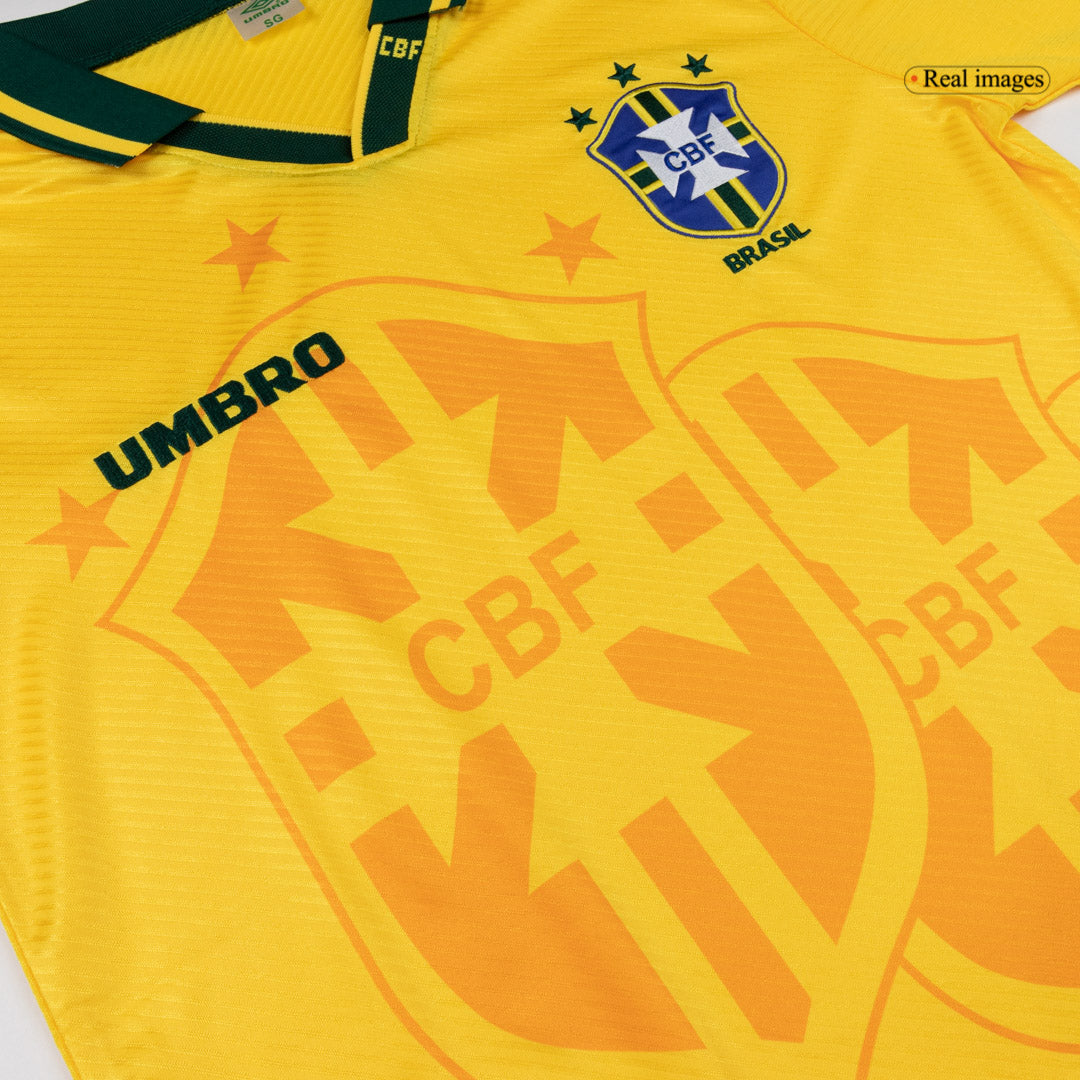 Brazil 1994 Koti Retro -pelipaita Miesten - kuva 3