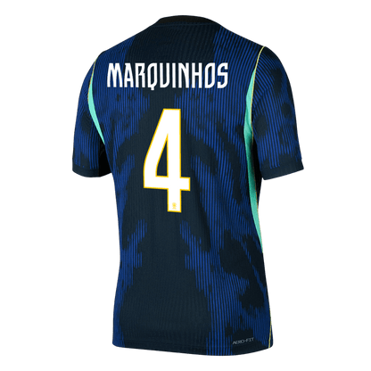 Brazil World Cup 2026 Vieras Pelipaita (Player Version) Miesten MARQUINHOS #4 - kuva 3