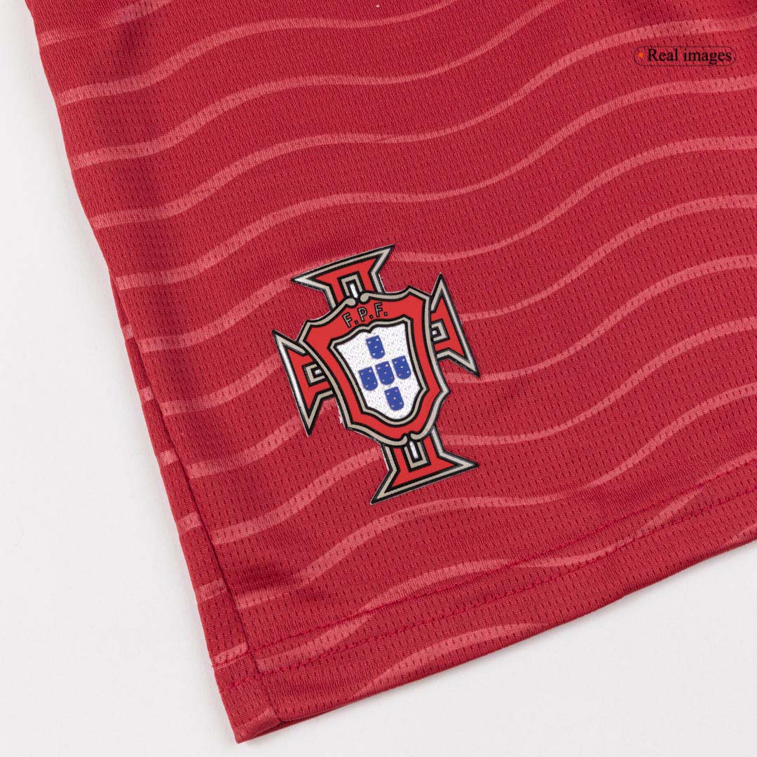Portugal World Cup 2026 Koti Pelipaitasetti Lasten B. FERNANDES #8 [PREMIUM] - kuva 3