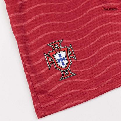 Portugal World Cup 2026 Koti Pelipaitasetti Lasten B. FERNANDES #8 [PREMIUM] - kuva 3