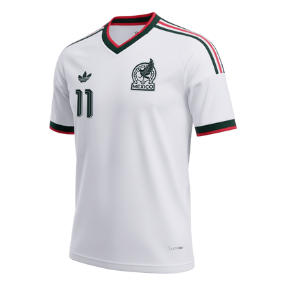 Mexico World Cup 2026 Vieras Pelipaita Miesten S.GIMENEZ #11 - kuva 8