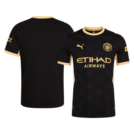 Manchester City vieraspelipaita 2026/27 UCL – Haaland #9 (pelaajaversio) – lisänäkymä 2
