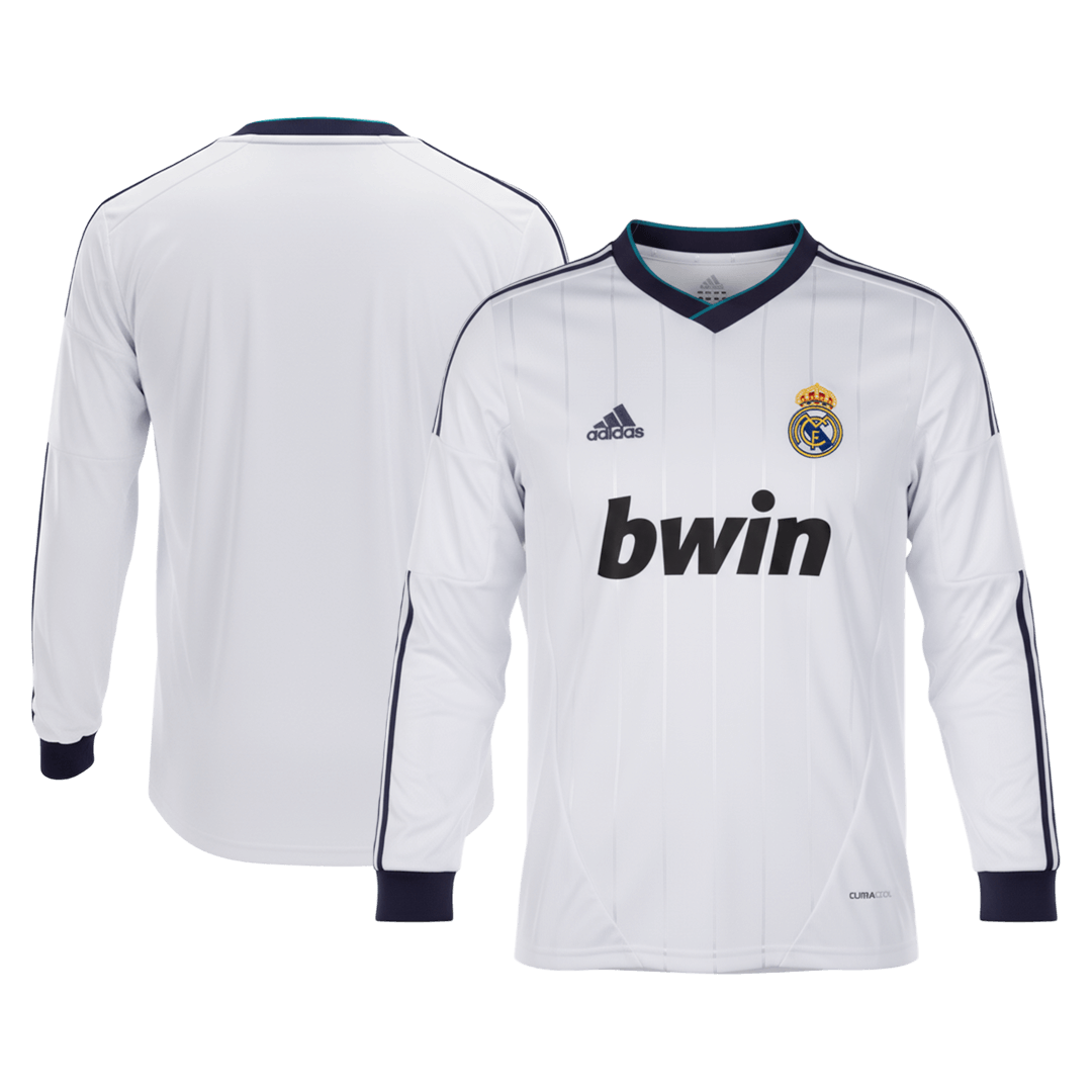 Real Madrid 2012/13 Koti Pitk?hihainen Retro -pelipaita Miesten - kuva 8