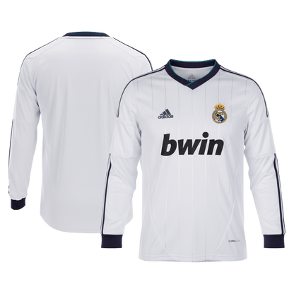 Real Madrid 2012/13 Koti Pitk?hihainen Retro -pelipaita Miesten - kuva 8