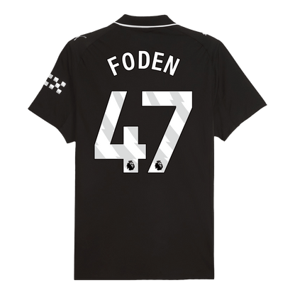 Manchester City 2025/26 Vieras Pelipaita (Player Version) Miesten FODEN #47 - kuva 4