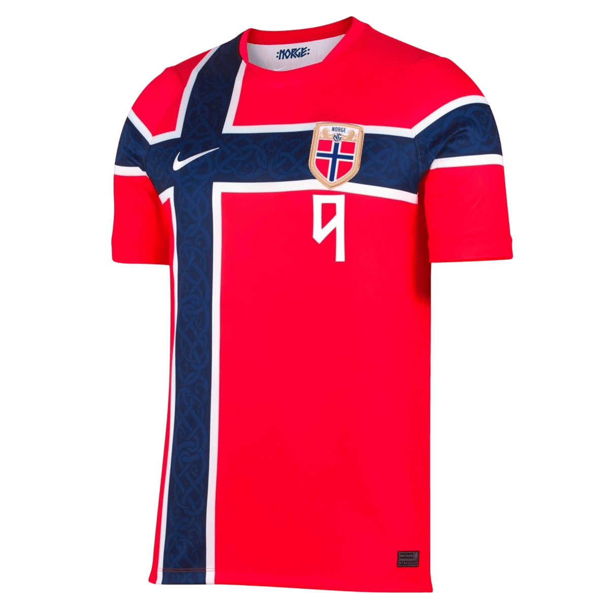 Norway World Cup 2026 Koti Pelipaita (Player Version) Miesten BRAUT HAALAND #9 - kuva 2
