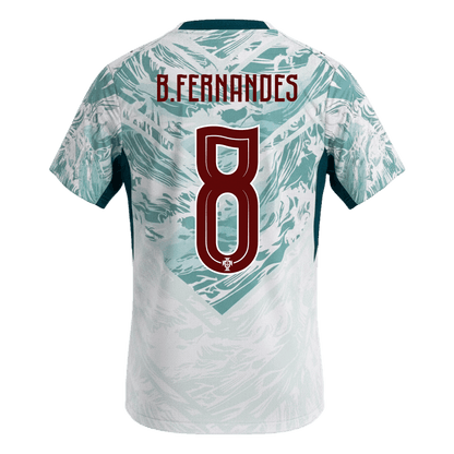 Portugal World Cup 2026 Vieras Pelipaita Miesten B.FERNANDES #8 - kuva 3