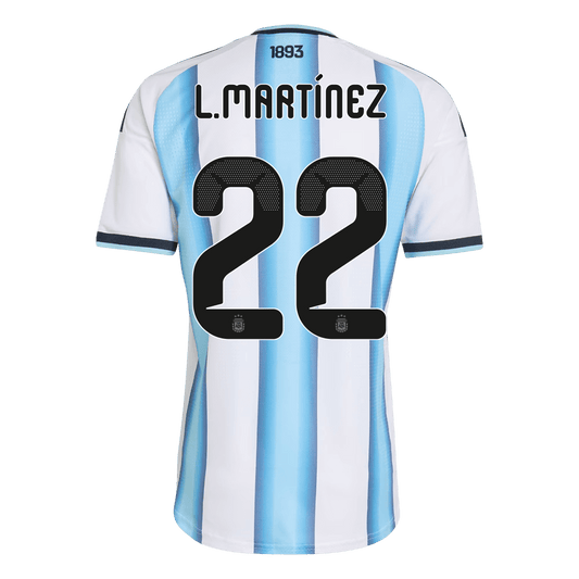 Argentina World Cup 2026 Koti Pelipaita (Player Version) Miesten L. MARTINEZ #22 - kuva 2