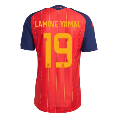 Spain World Cup 2026 Koti Pelipaita (Player Version) Miesten LAMINE YAMAL #19 - kuva 2