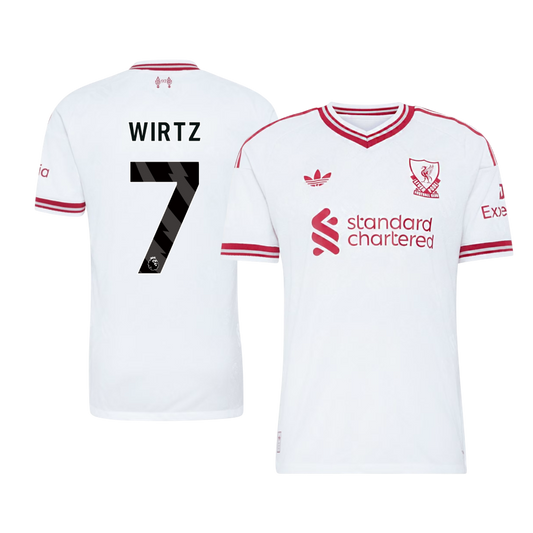 Liverpool vieraspelipaita 2026/27 – Wirtz #7 (pelaajaversio)