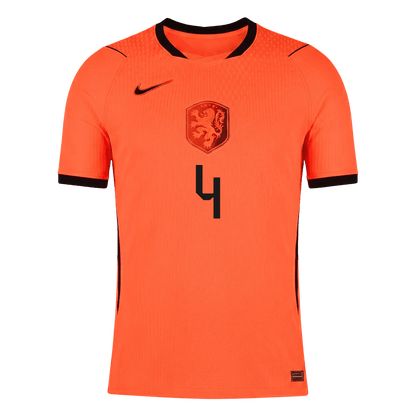 Netherlands World Cup 2026 Koti Pelipaita (Player Version) Miesten VIRGIL #4 - kuva 9