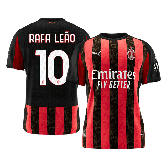 AC Milan 2025/26 Koti Pelipaita Miesten RAFA LE?O #10 [PREMIUM]