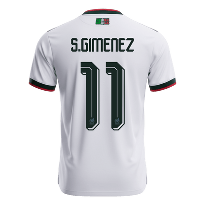 Mexico World Cup 2026 Vieras Pelipaita Miesten S.GIMENEZ #11 - kuva 9
