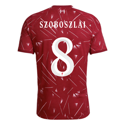 Liverpool kotipelipaita 2026/27 UCL – Szoboszlai #8 – lisänäkymä 3