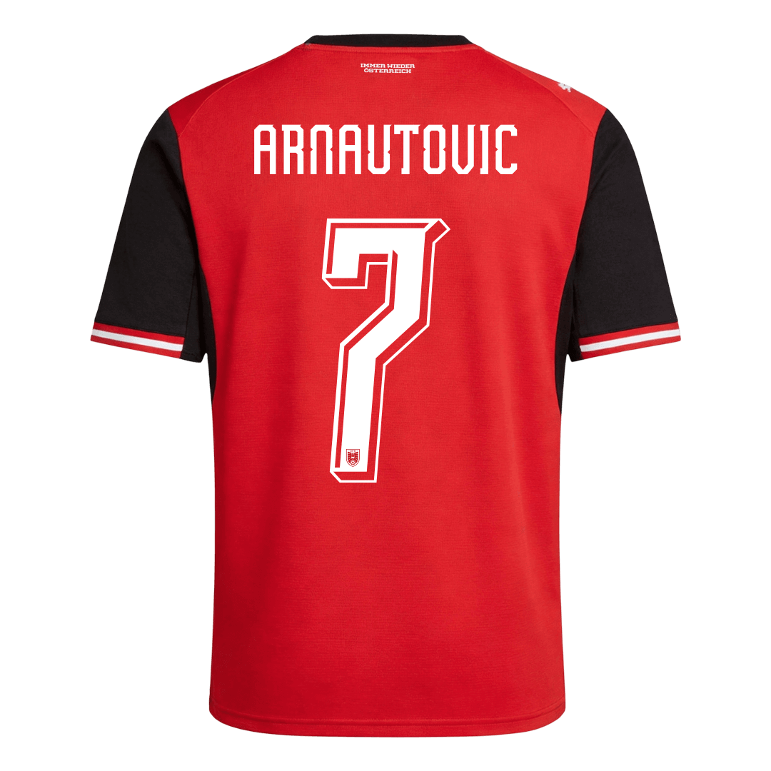 Austria World Cup 2026 Koti Pelipaita Miesten ARNAUTOVIC #7 - kuva 9
