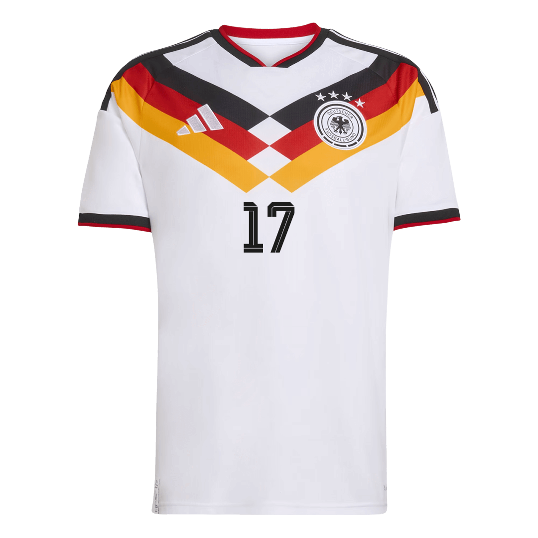 Germany World Cup 2026 Koti Pelipaita Miesten WIRTZ #17 - kuva 9