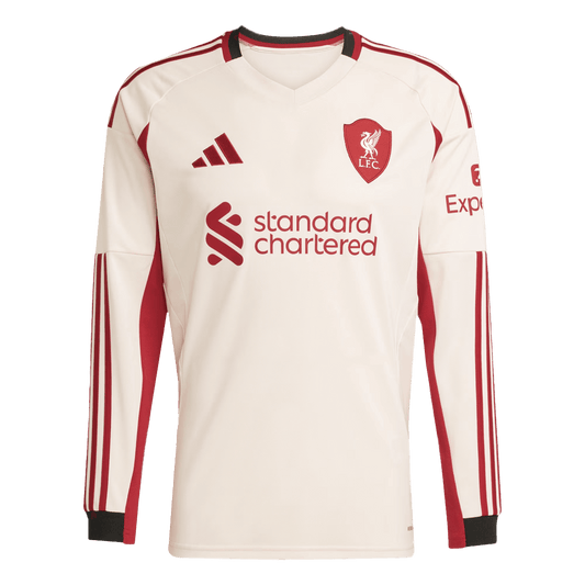 Liverpool 2025/26 Vieras Pitk?hihainen pelipaita Miesten