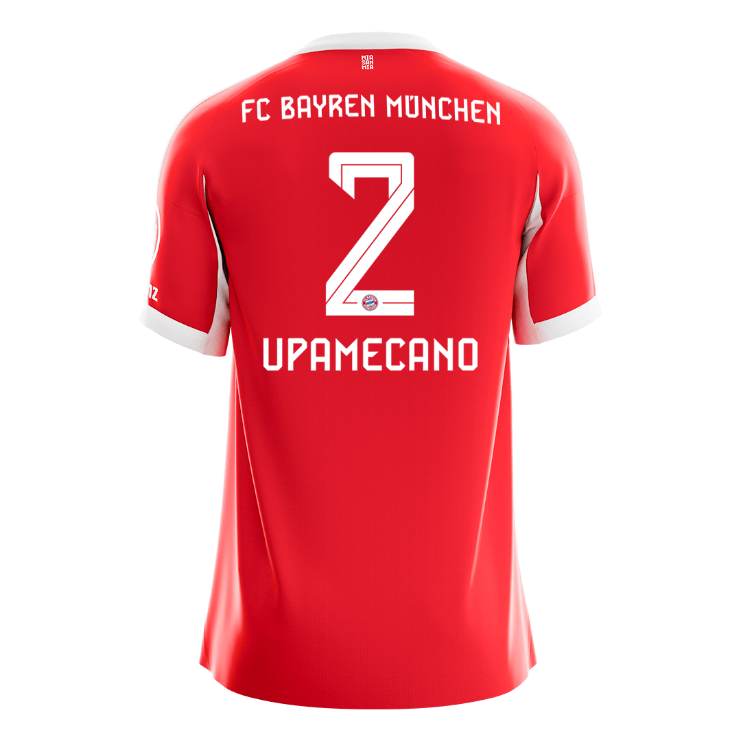Bayern Munich 2025/26 Koti Pelipaita Miesten UPAMECANO #2 [PREMIUM] - kuva 10