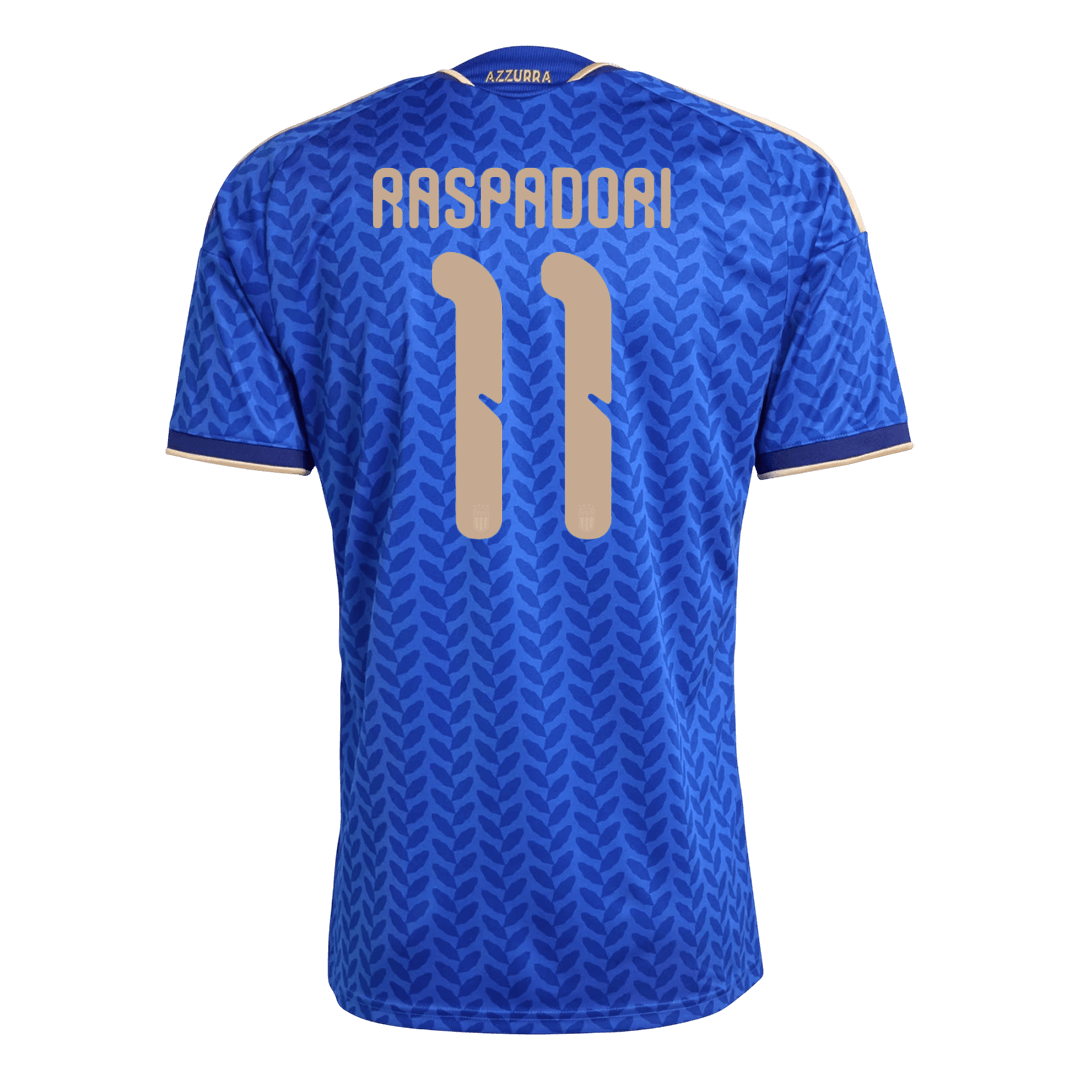 Italy World Cup 2026 Koti Pelipaita Miesten RASPADORI #11 [PREMIUM] - kuva 8