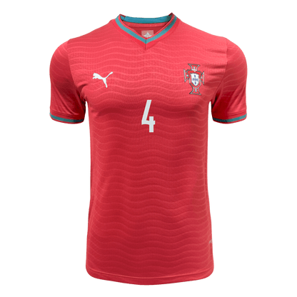 Portugal World Cup 2026 Koti Pelipaita (Player Version) Miesten RúBEN DIAS #4 - kuva 9