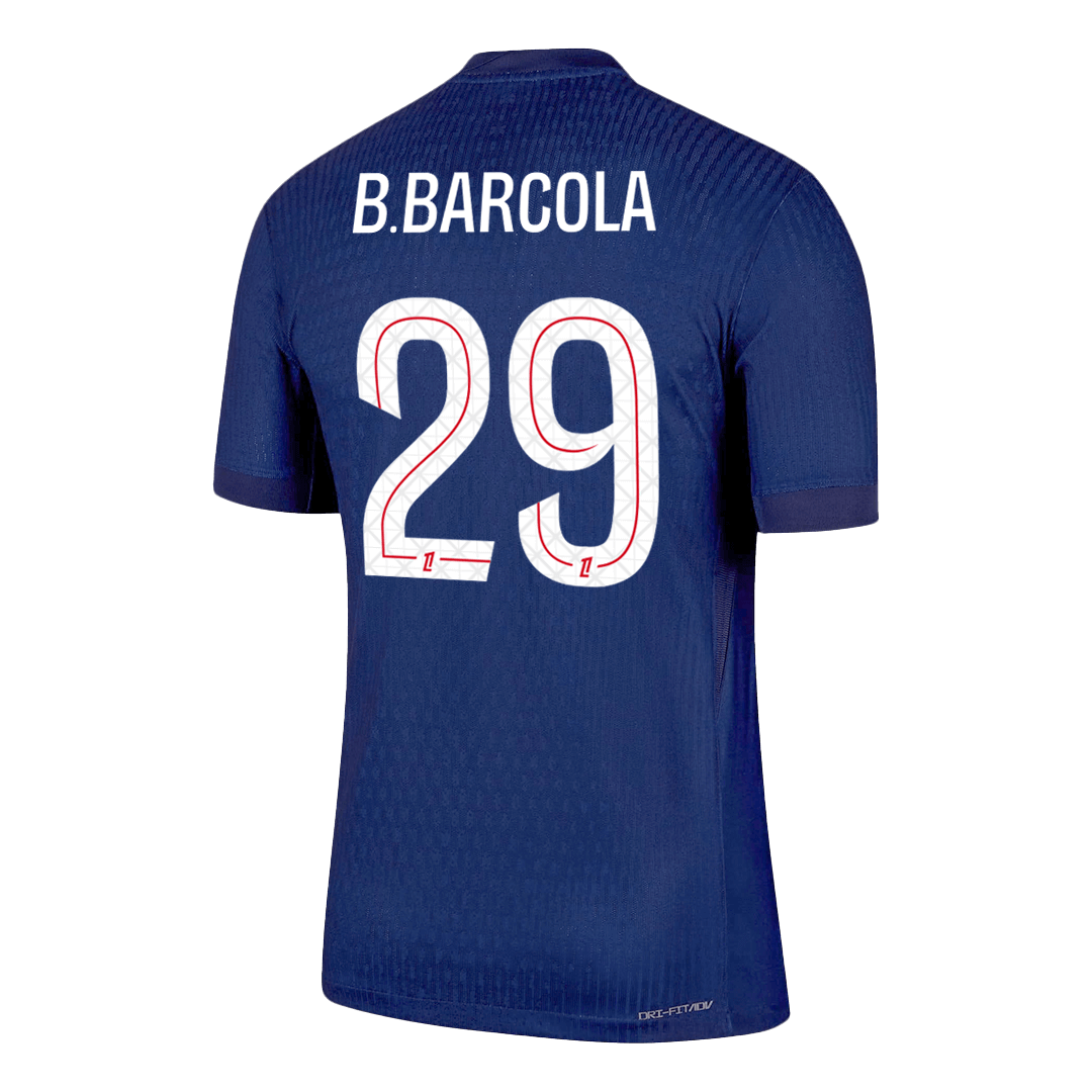 PSG 2025/26 Koti Pelipaita (Player Version) Miesten B.BARCOLA #29 - kuva 9