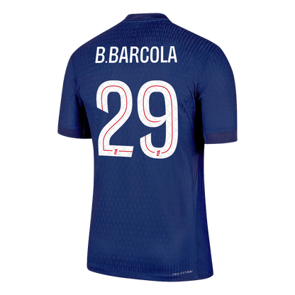 PSG 2025/26 Koti Pelipaita (Player Version) Miesten B.BARCOLA #29 - kuva 9