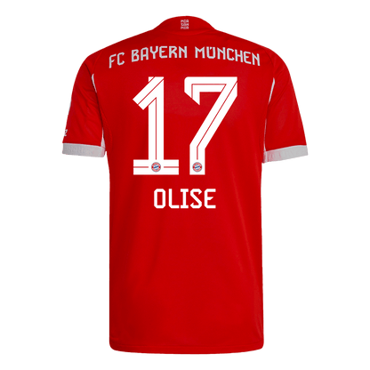 Bayern Munich 2025/26 Koti Pelipaita (Player Version) Miesten OLISE #17 - kuva 12
