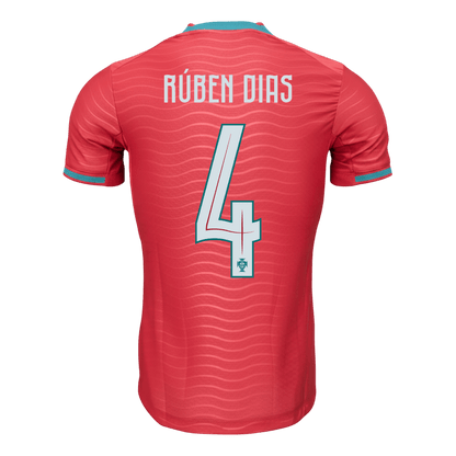 Portugal World Cup 2026 Koti Pelipaita (Player Version) Miesten RúBEN DIAS #4 - kuva 8