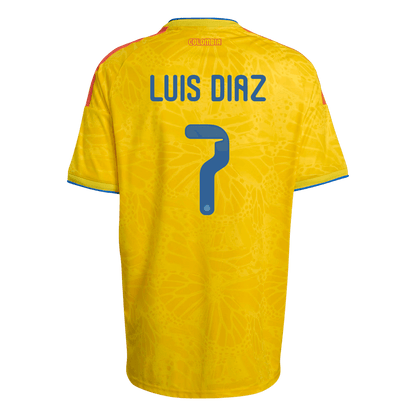 Colombia World Cup 2026 Koti Pelipaita Miesten LUIS DíAZ #7 - kuva 9