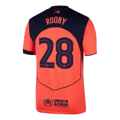 Barcelona 2025/26 Kolmas Pelipaita Miesten ROONY #28 - kuva 11