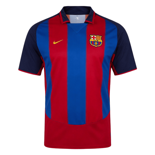 Barcelona 2003/04 Koti Retro -pelipaita Miesten