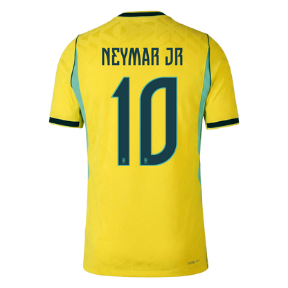 Brazil World Cup 2026 Koti Pelipaita (Player Version) Miesten NEYMAR JR #10 - kuva 3