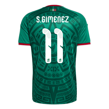 Mexico World Cup 2026 Koti Pelipaita Miesten S.GIMENEZ #11 [PREMIUM] - kuva 8