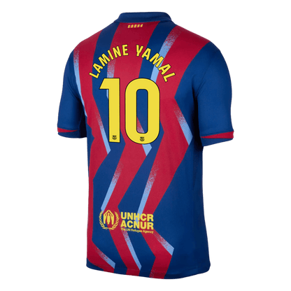 Barcelona 2025/26 Nelj?s Pelipaita Miesten LAMINE YAMAL #10 - kuva 2