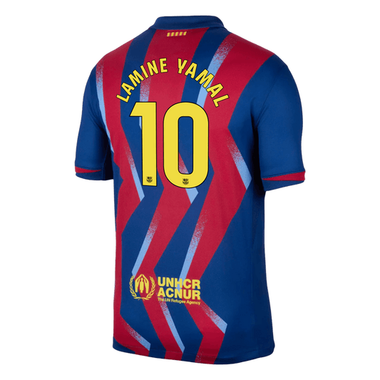 Barcelona 2025/26 Nelj?s Pelipaita Miesten LAMINE YAMAL #10 - kuva 2