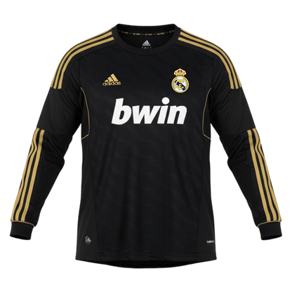 Real Madrid 2011/12 Vieras Pitk?hihainen Retro -pelipaita Miesten