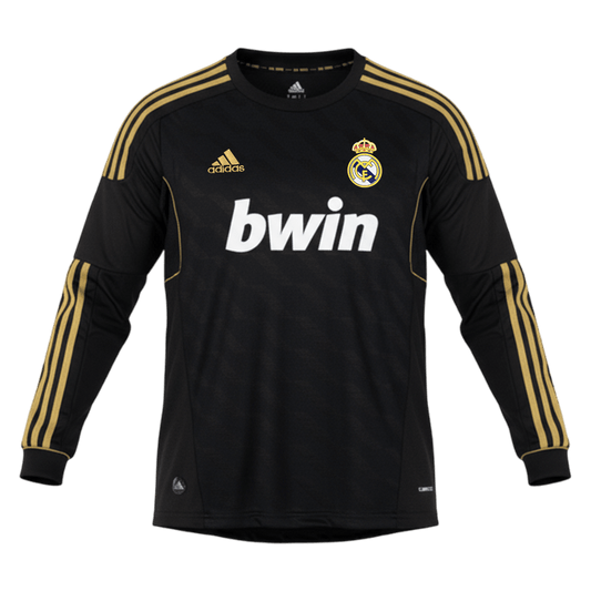 Real Madrid 2011/12 Vieras Pitk?hihainen Retro -pelipaita Miesten