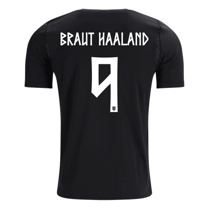 Norway World Cup 2026 Vieras Pelipaita Miesten BRAUT HAALAND #9 - kuva 3