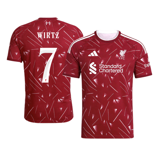 Liverpool kotipelipaita 2026/27 UCL – Wirtz #7 (pelaajaversio)