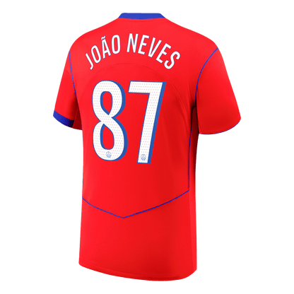 PSG 2025/26 Kolmas Pelipaita Miesten JO?O NEVES #87 - kuva 8