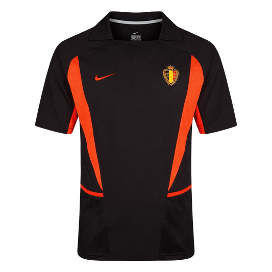 Belgium World Cup 2002 Vieras Retro -pelipaita Miesten