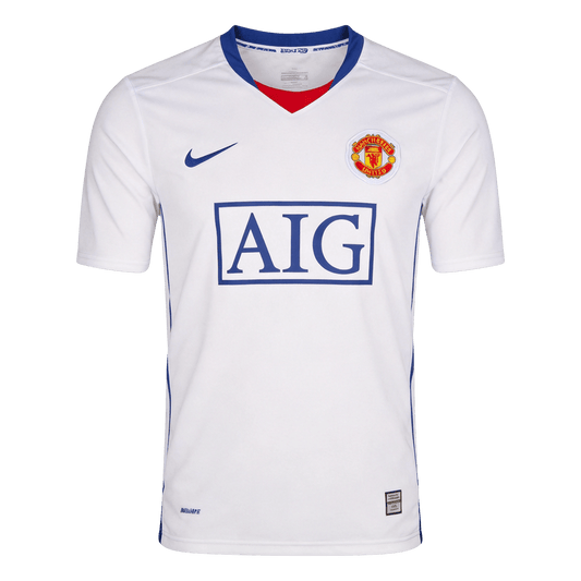 Manchester United 2008/09 Vieras Retro -pelipaita Miesten