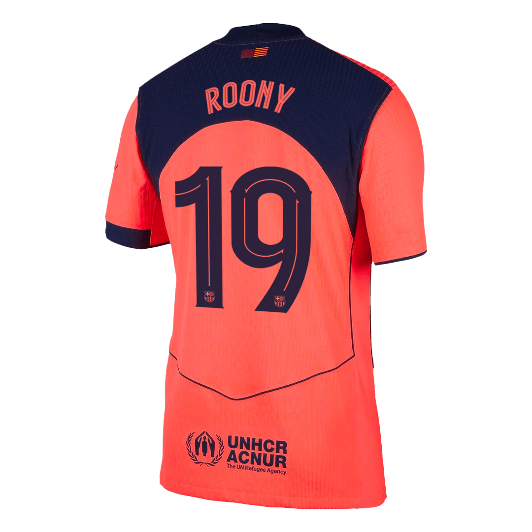 Barcelona 2025/26 UCL Kolmas Pelipaita (Player Version) Miesten ROONY #19 - kuva 12